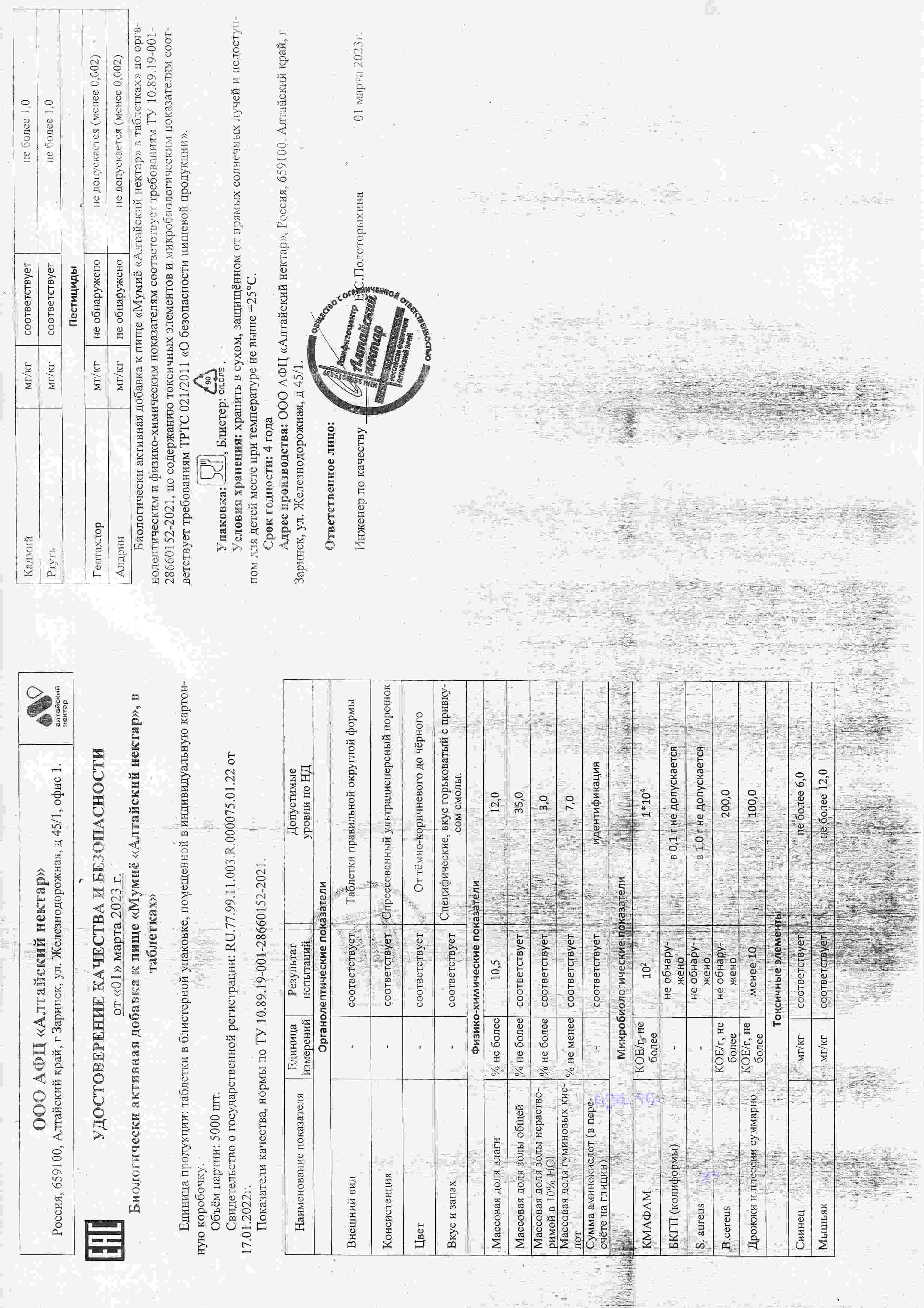 Паспорт №032023